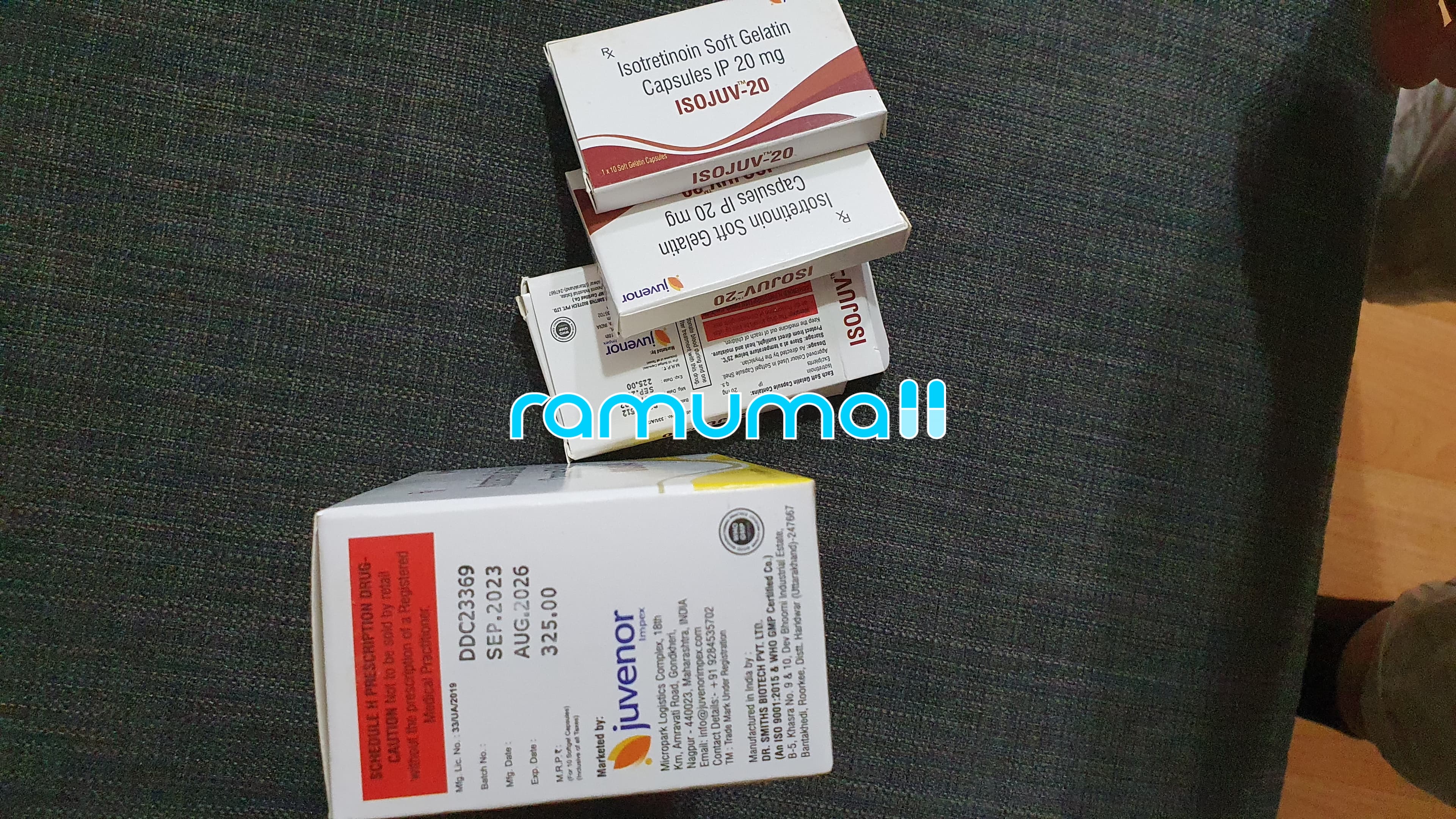 로아큐탄 아이소주브40mg 직구 후기