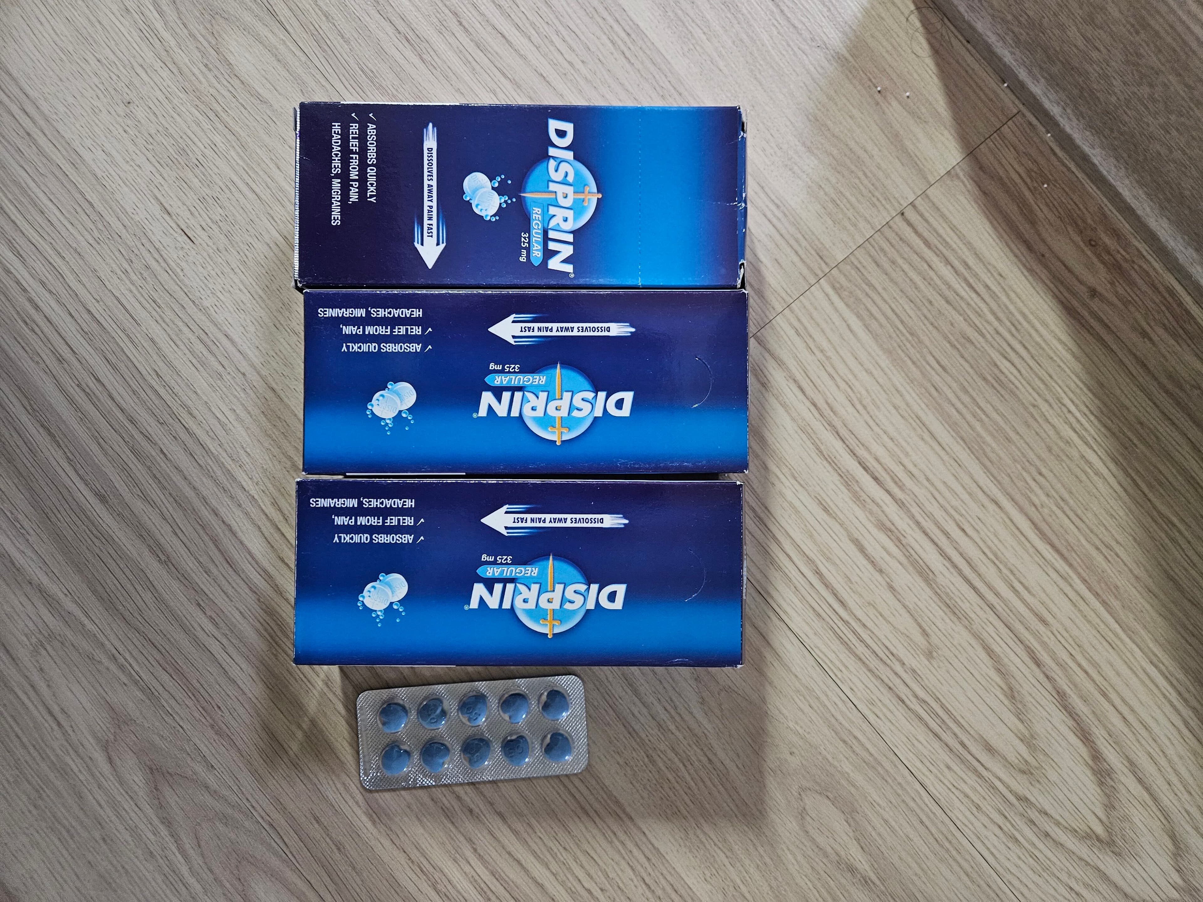 디스피린 325mg (아스피린 제네릭) 직구 후기