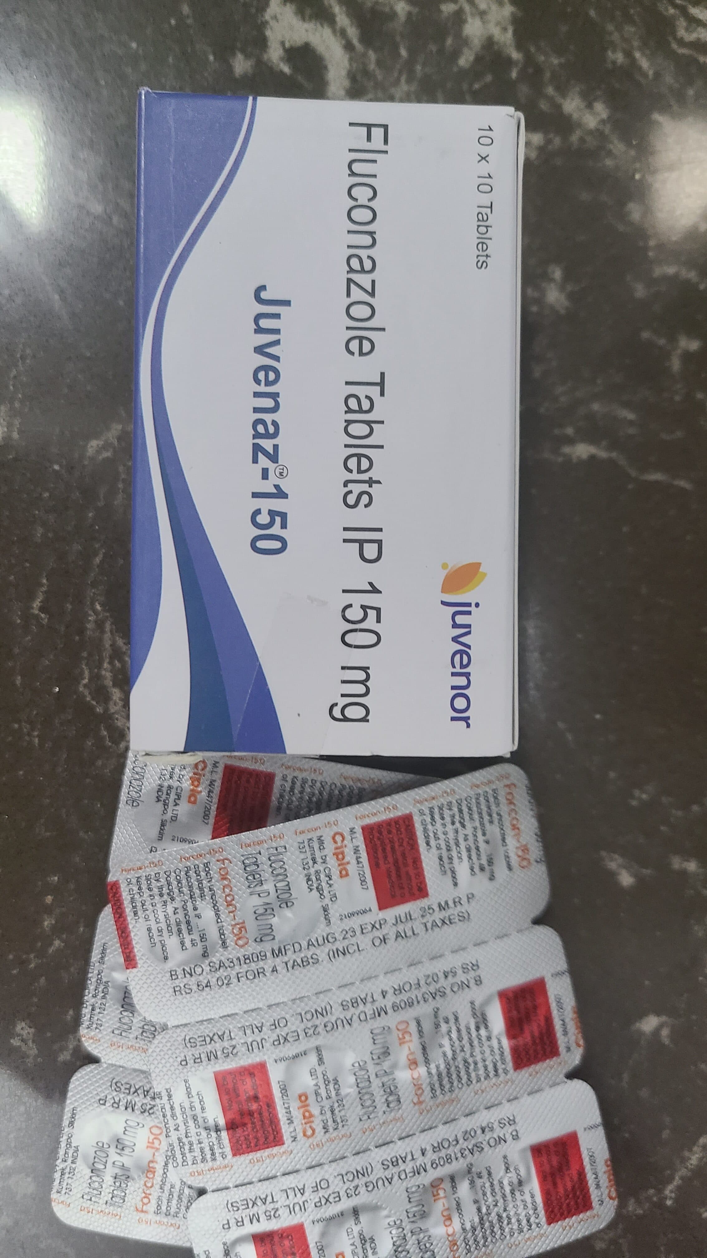 플루코나졸 FORCAN 150mg 직구 후기
