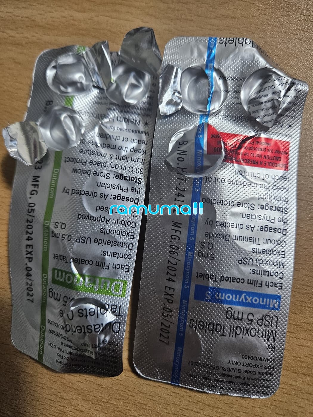 두타놈+미녹시넘5mg 직구 후기