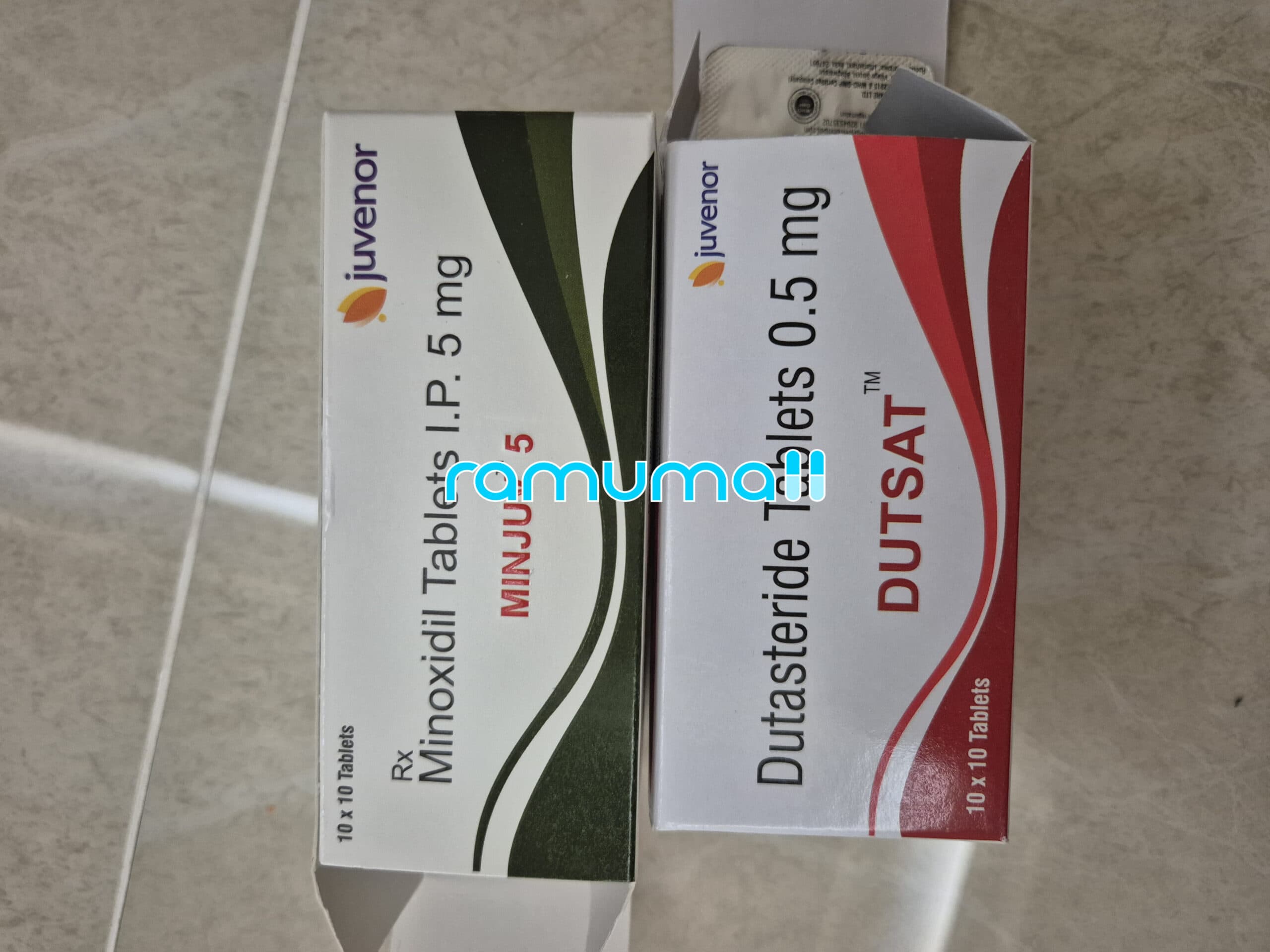 두사트+민주브5mg 직구 후기